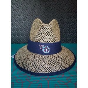Tennessee Titans New Era NFL Official On Field Training Straw Bucket Hat RARE